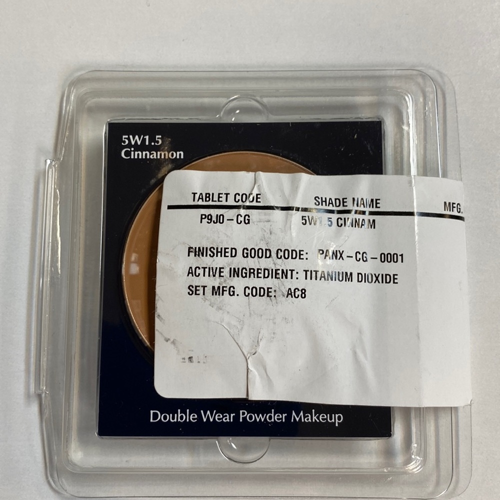 New Estée Lauder Double Wear Powder Makeup in 5W1.5 CINNAMON Tester